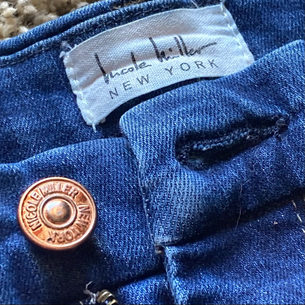 Women’s (S:10) “Nicole Miller” Dark Wash Blue Skinny Jeans